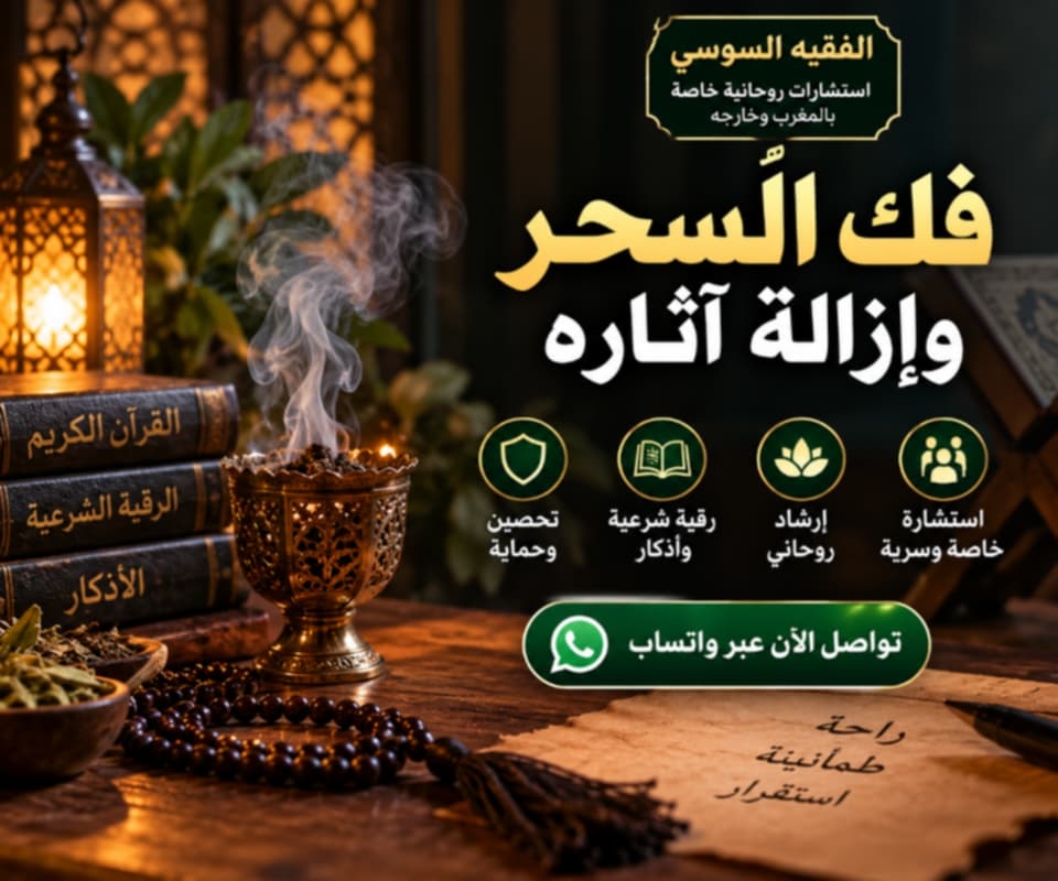 فك السحر وإزالة آثاره والرقية الشرعية – الفقيه السوسي